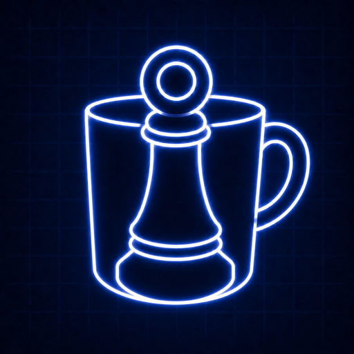Topological Board Game neon cup icon